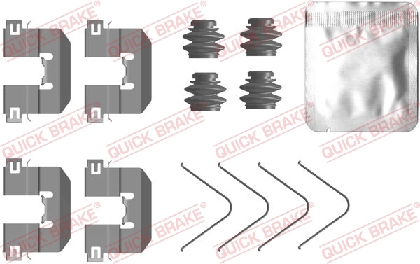 Accessory Kit, disc brake pad